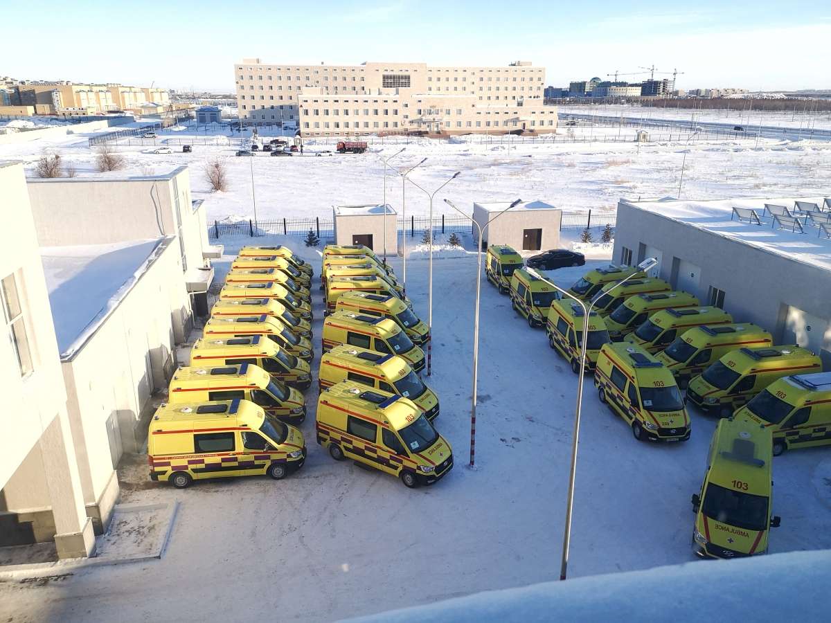Станция скорой медицинской помощи г.Нур-Султан получила новые автомобили