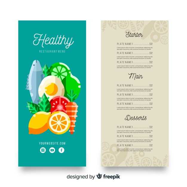 Меню детокс диеты для очищения организма