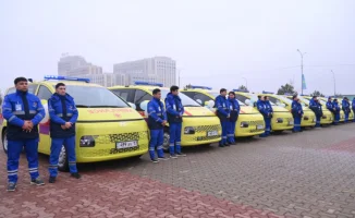 Шымкент получает 30 новых санитарных автомобилей для службы скорой помощи