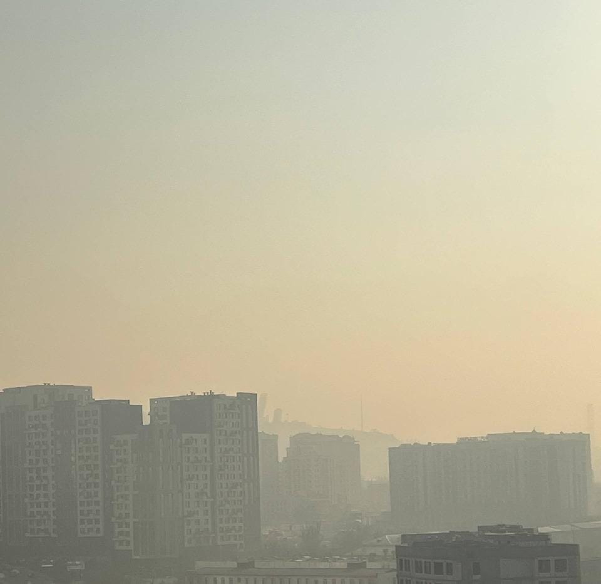 Смог над Алматы