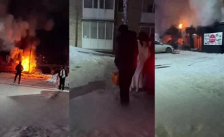 Взрыв в кафе в Щучинске: очевидцы рассказывают о панике и бегстве людей в снег